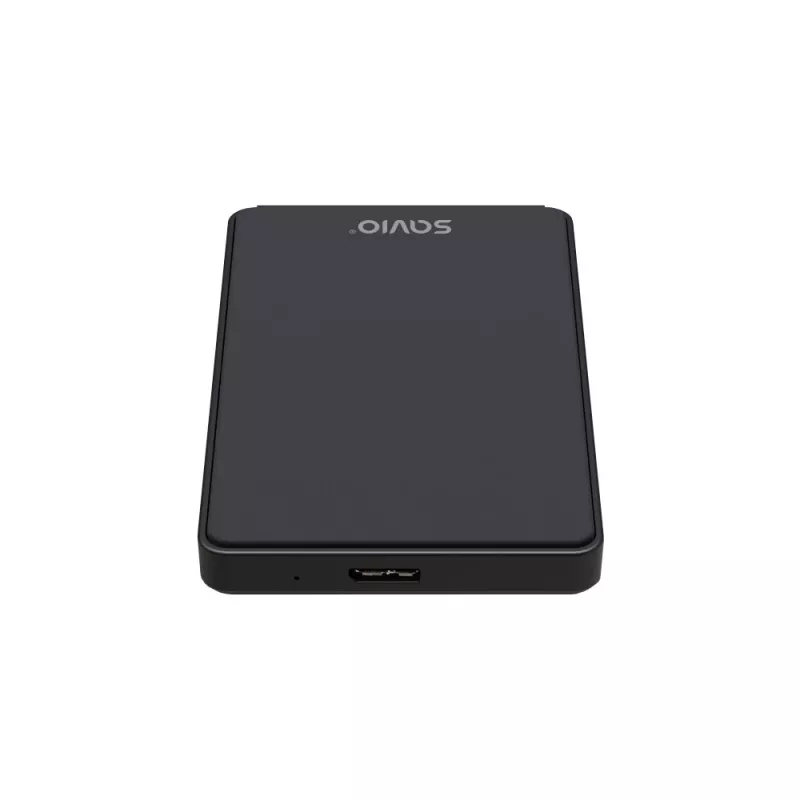 HDD/SSD korpus SAVIO AK-65 Must 2,5-tolline SATA USB 3.0 5 Gbit/s Mikro-USB