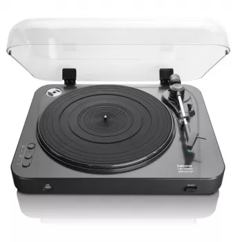 Rihmajamiga audio plaadimängija Lenco LBT-120BK Must Poolautomaatne