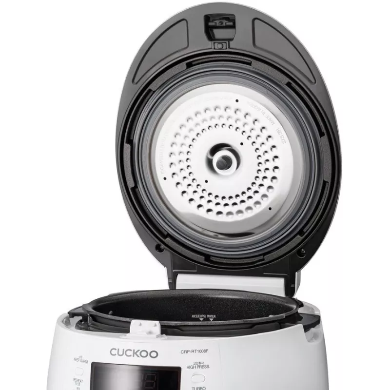 Cuckoo CRP-RT1008F, Valge, 1,8 l, Alumiinium, LED, Nupud, 1,2 m