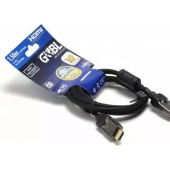 G&BL HDMI-kaabel Ethernetiga, HDMI-isane HDMI-isasele, 1,5 m, varjestatud, 4K tugi
