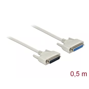 Jadakaabel DeLOCK 86907 beež 0,5 m D-Sub 25 Pin