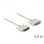 Jadakaabel DeLOCK 86907 beež 0,5 m D-Sub 25 Pin