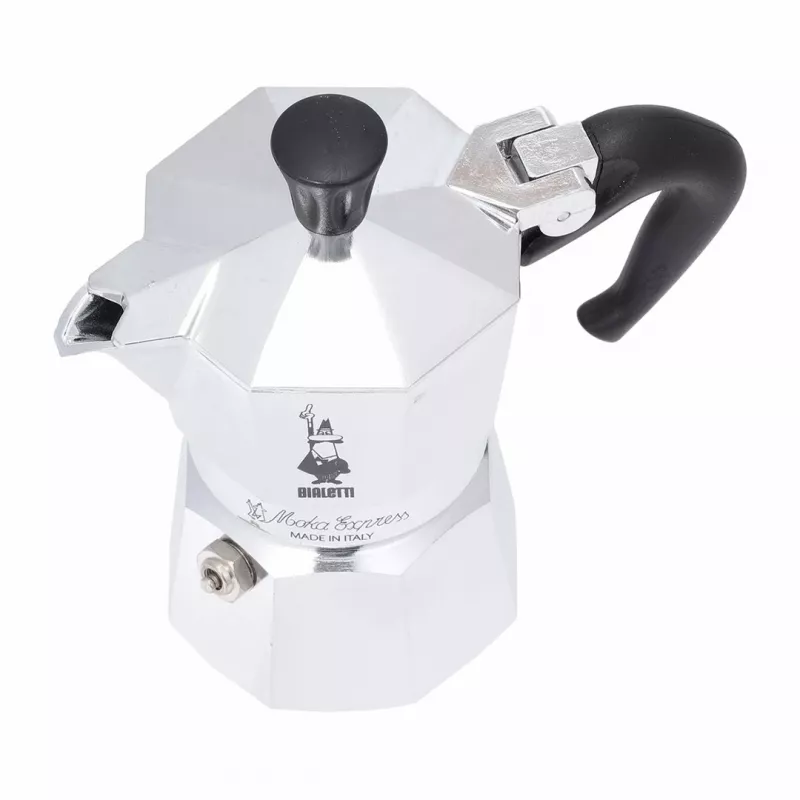 Bialetti Moka Express Moka pot 0.06 L Alumiinium, Must