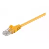 Wentronic Goobay CAT 5e paigalduskaabel, U/UTP, kollane, 15 m - CCA vasksegu (68351)
