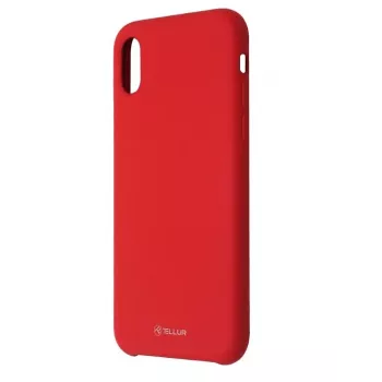 Telefonikohver Tellur Silicone Cover iPhone XS jaoks — Punane