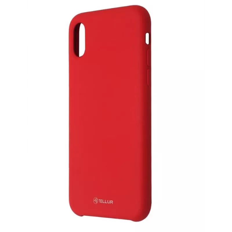 Telefonikohver Tellur Silicone Cover iPhone XS jaoks — Punane