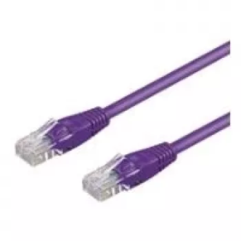 Võrgukaabel Goobay 1,5m 2xRJ-45 Lilla Cat5
