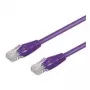 Võrgukaabel Goobay 1,5m 2xRJ-45 Lilla Cat5