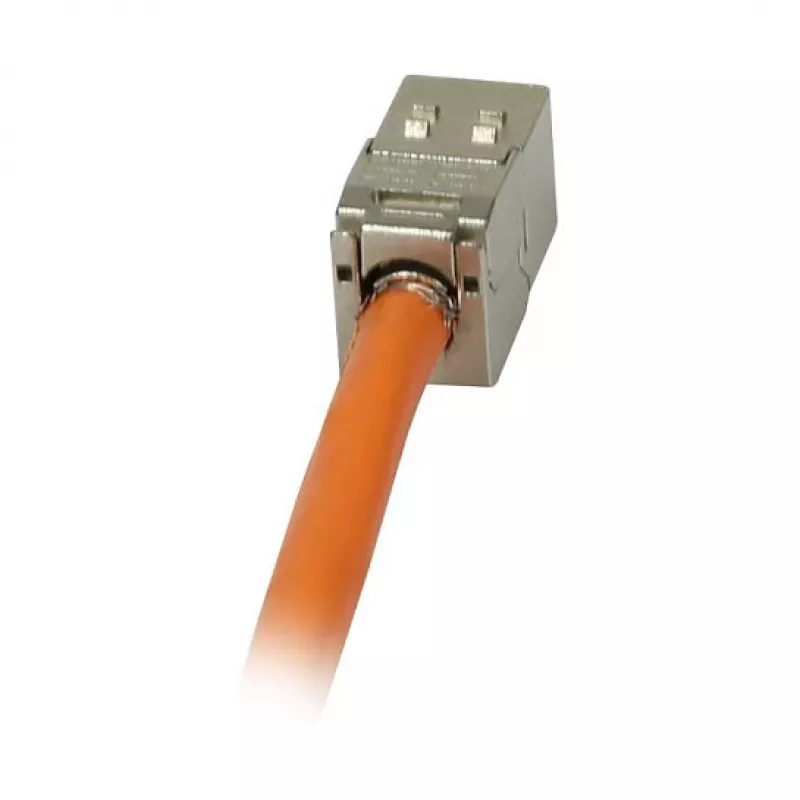Synergy 21 Keystone Module TP Socket RJ45 CAT6A 500MHz Short with kaabel Clamp - kaabel - digitaalne/andmed