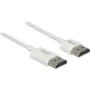 HDMI-kaabel DeLOCK 85138 3 m tüüp A isane isasele valge