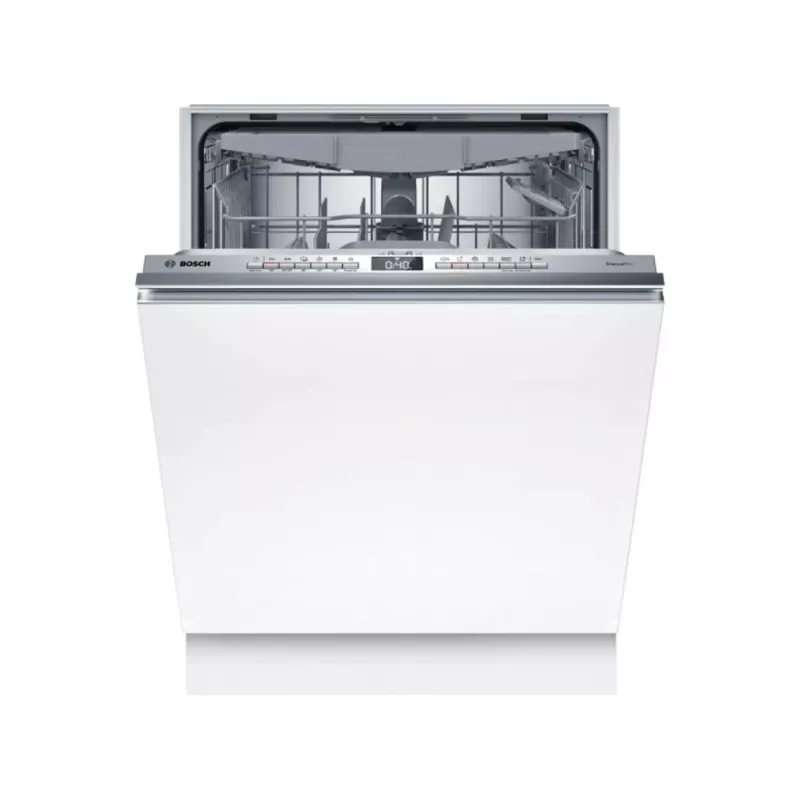 Täielikult integreeritav nõudepesumasin Bosch SMV4EVX11E — täielikult integreeritav, 14 komplekti, 9 L/tsükkel, 44 dB, energiaklass B