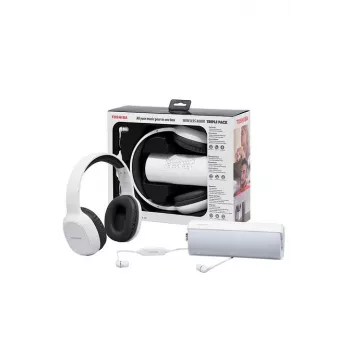 Kõrvaklapid Toshiba Wireless Audio Triple Pack HSP-3P19 valge