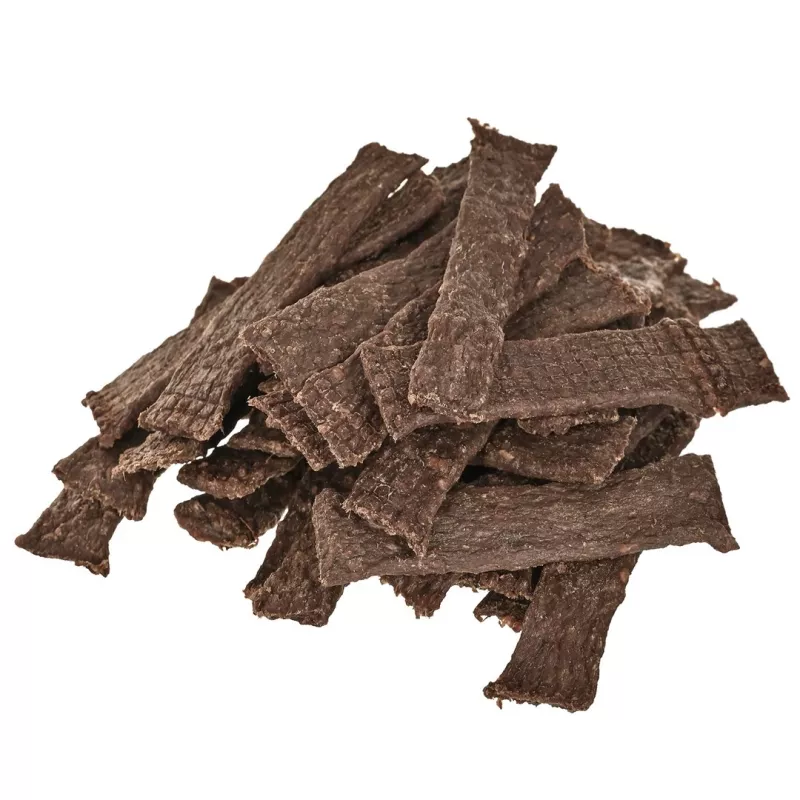 Koeramaiused PETITTO Monoprotein Meat Strips — hirveliha, hüpoallergeenne maius, 400 g, tera- ja sojavaba