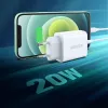 Ugreen USB Power Delivery 3.0 Quick Charge 4.0+ 20W 3A võrguadapter (valge)