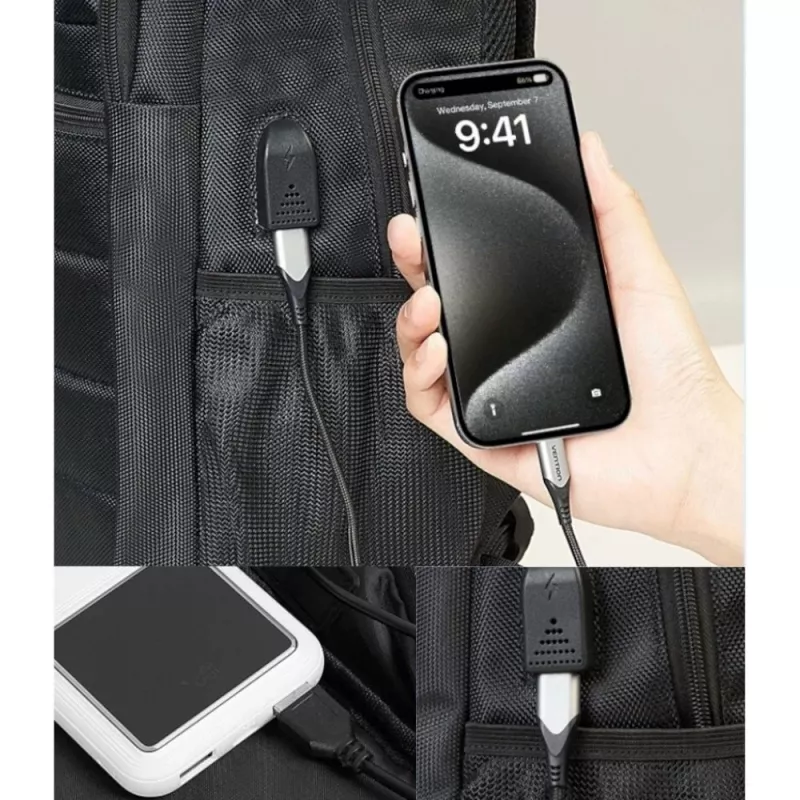 Vention KRK 20L sülearvutiseljakott, must, veekindel