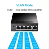 Võrgulüliti Cudy GS105 — 5 pordiga Gigabit Ethernet (10/100/1000), must, 5 V DC toide kaasas