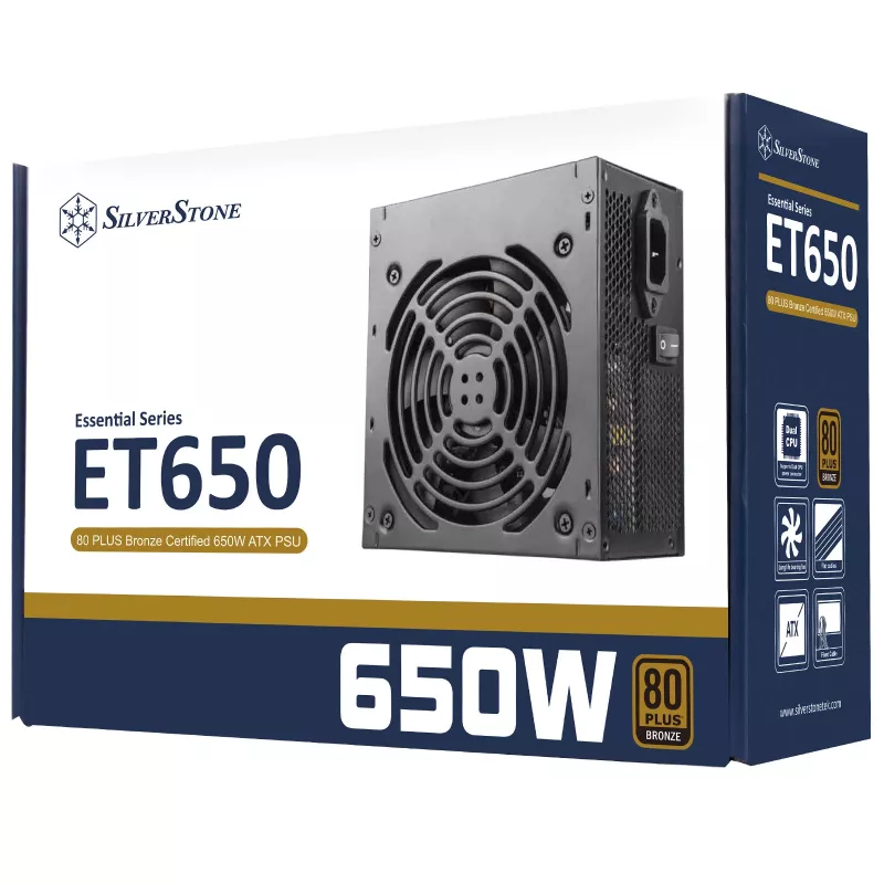 Toiteplokk Silverstone SST-ET650-B v1.4 650 W