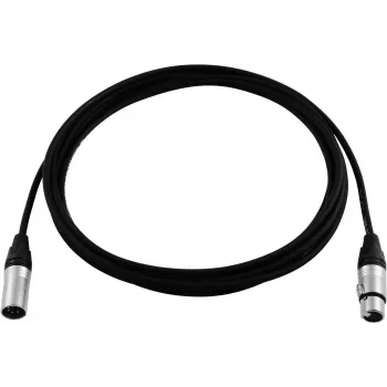 PSSO XLR 5-kontaktiline DMX-kaabel, Neutriku pistikutega, 3 m