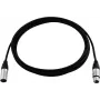 PSSO XLR 5-kontaktiline DMX-kaabel, Neutriku pistikutega, 3 m
