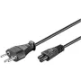 Wentronic Goobay toitekaabel Šveitsi, 1,8 m, must - Šveitsi pistik (tüüp J, SEV 1011) > seadmepistik C5 (93960)