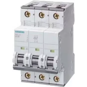 Siemens miniatuurkaitselüliti 10 A 3-pooluseline C (5SY4310-7)