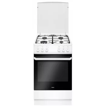 Pliit Amica SHM51071W Elektri-Gaas Valge 4 Gaasipõletit 63L