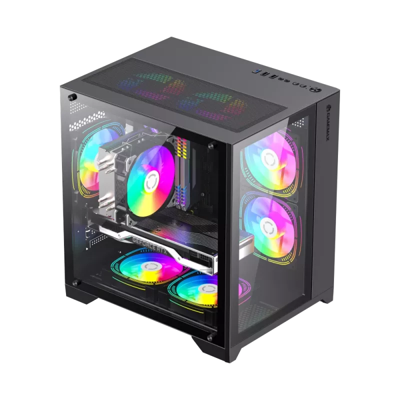 Gamemax | Korpus | INFINITY MINI BK | M-ATX