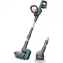 akutoimeline mitmepuhastusvahend AquaBrush Universal 18V P4A, kõva põranda puhastaja Hall/türkiis, Li-Ion aku 2,5Ah P4A, POWER FOR ALL ALLIANCE