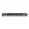 Digitus 6-suunaline kontori pikendusjuhe 3 USB pordiga 1,5 m kaabel