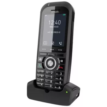 Snom M70 DECT telefonitoru kõne tuvastusega, must