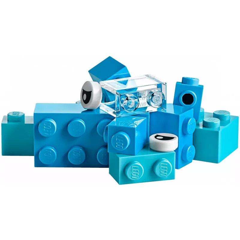 LEGO 10713 Classic Creative Suitcase mänguasjade hoiukohver lõbusate värviliste ehitusklotsidega, kingitus 4+ aastastele lastele, poistele ja tüdrukutele