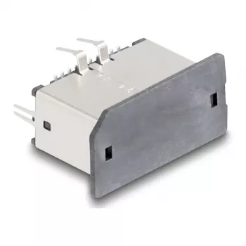 DeLOCK 67193 juhtmepistik USB Type-E must hõbedane emane