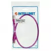 Intellinet võrguparanduskaabel, Cat6, 0,5 m, punane, vask, S/FTP, LSOH / LSZH, PVC, RJ45, kullatud kontaktid, tõmbevabastusega, saapaga, eluaegne garantii