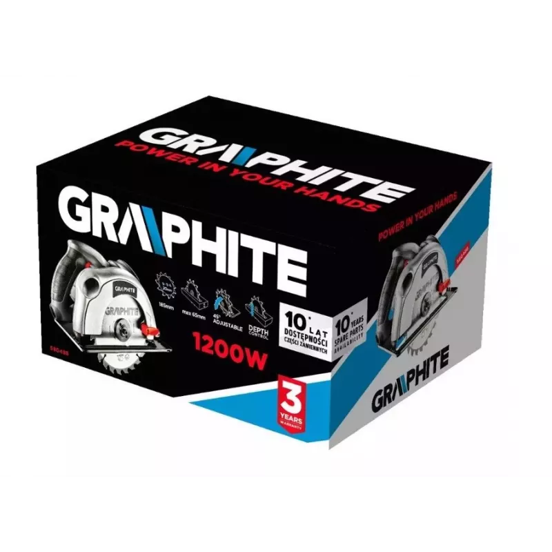 Ketassae Graphite 58G488 1200 W 185 mm