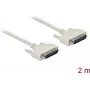 Jadakaabel DELOCK 84231, D-Sub 25 kontakti D-Sub 25 kontaktile, beež, 2 m