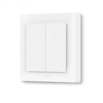 AQARA Light Switch H2 EU (4 nuppu, 2 kanalit) (WS-K08D) - Zigbee ja Thread seinallüliti 2 releega