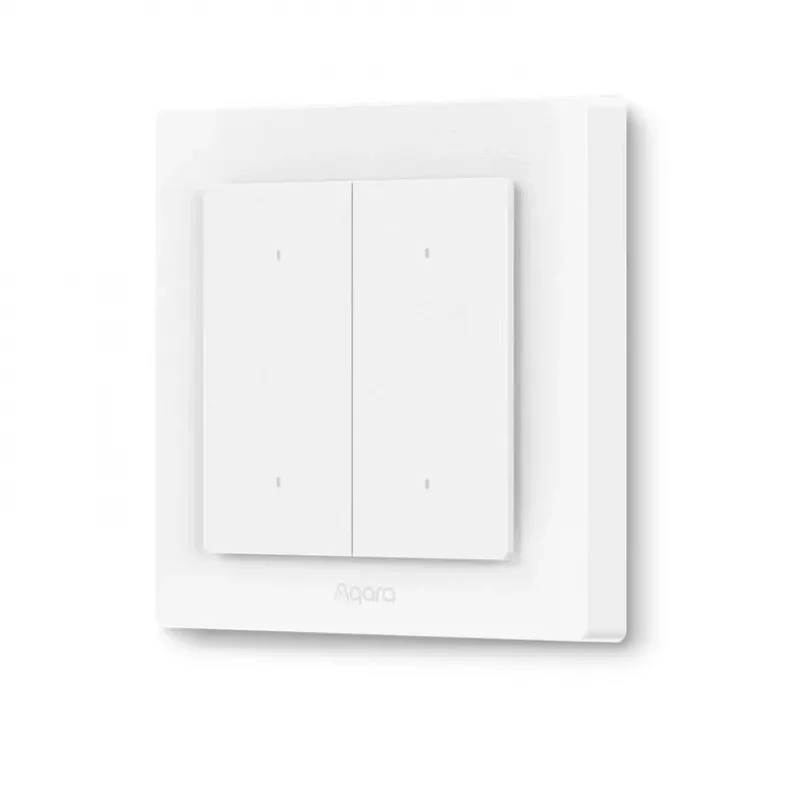 AQARA Light Switch H2 EU (4 nuppu, 2 kanalit) (WS-K08D) - Zigbee ja Thread seinallüliti 2 releega