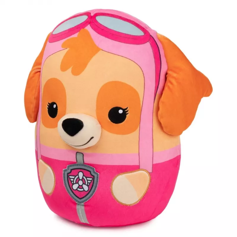 PAW Patrol Skye Squish Plush, ametlik mänguasi populaarsest joonissarjast, pehme topisloom alates 1. eluaastast, 12”