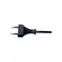 Manhattan Mains Power Cord/Cable, Euro 2-pin (CEE 7/16 Euro 8) plug to C7 Female (figure of eight), 1.8m, 2.5A, must, elektrijuhe, eluaegne garantii