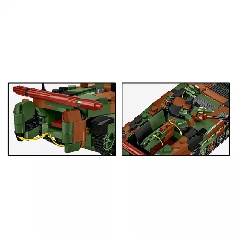 Ehitusklotside komplekt Cobi Armed Forces BWP-1 2630 — Poola/Ukraina amfiibse soomustransportööri mudelikomplekt