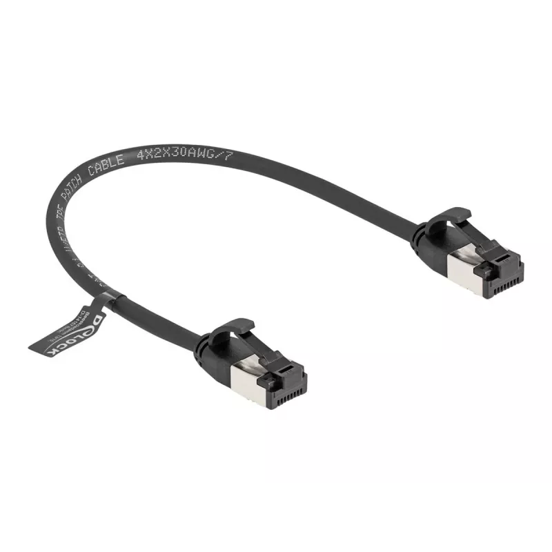 Võrgukaabel DeLOCK RJ45 pistik pistikule Cat.8.1 0,25 m must