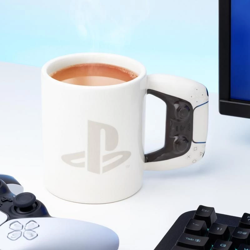 Kruus Paladone PlayStation Shaped PS5 valge 0,48 L ühes tükis