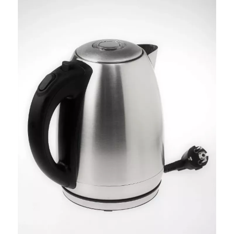 Elektriline veekeetja Adler AD1223 — 1,7 L, 2000 W, roostevaba teras mustade detailidega