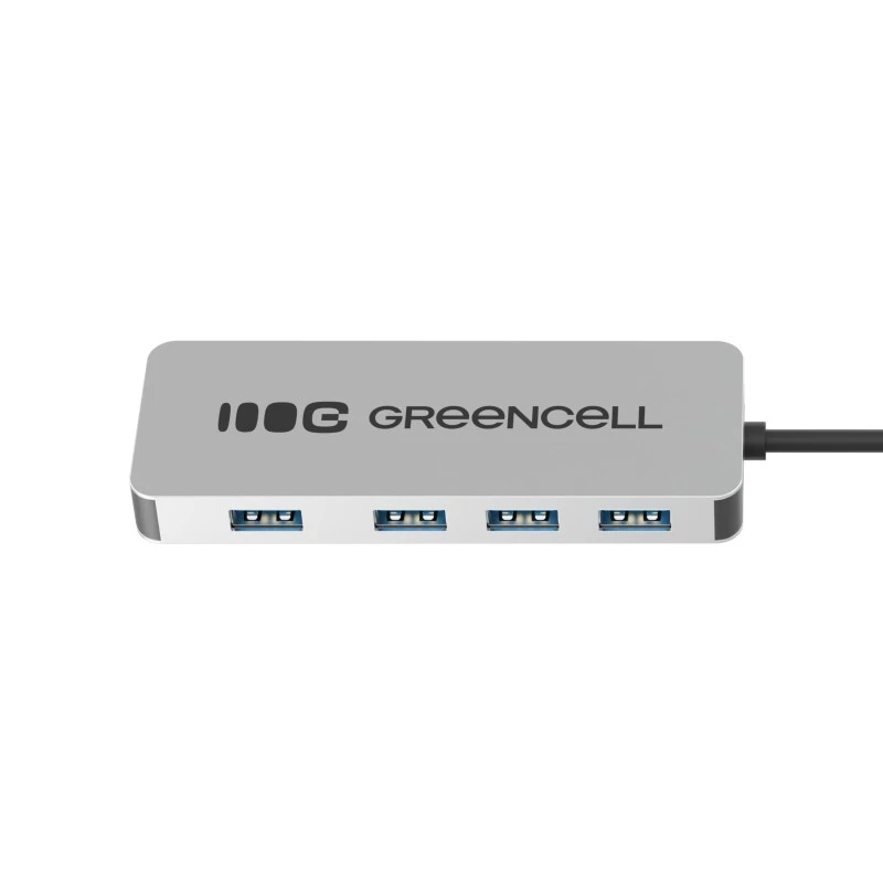 USB-jaotur roheline Cell HUB-GC-A4A — 4-pordiline USB-A 3.0 jaotur