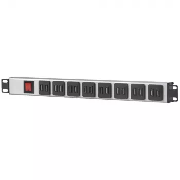 Intellinet 19-tolline rackmonteeritav 16-pordiline USB-A toitejaotusseade (CEE 7/7), ülekoormuskaitsega toitelüliti, max 2,1 A mooduli kohta, 2 m toitejuhe (Euro 2-kontaktiline pistik)