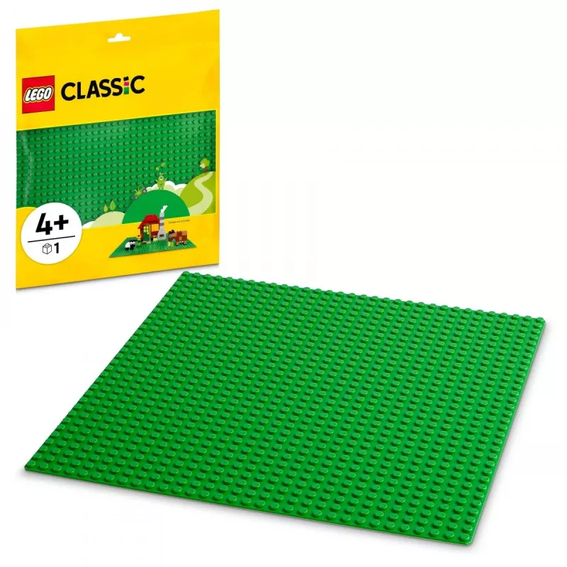 LEGO 11023 Classic Roheline Alusplaat Ruut 32x32 Nuppu Ehitusmuru Alus Ehitamiseks ja Väljapanekuks Komplekt