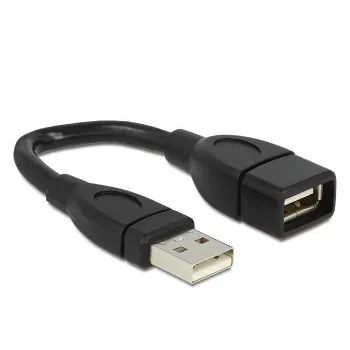 DeLOCK USB-kaabel 15 cm USB 2.0 USB A Must
