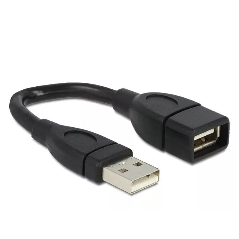 DeLOCK USB-kaabel 15 cm USB 2.0 USB A Must