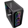 PC-ümbrise Sharkoon AK5G RGB Midi Tower must