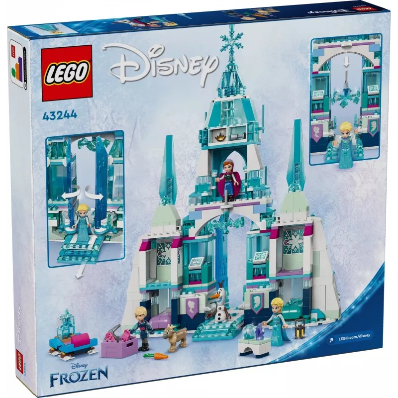 Ehitusmänguasi LEGO Disney Princess Elsa talvepalee 43244 – ehituskomplekt loovaks mänguks